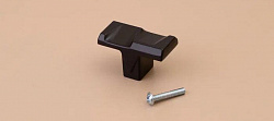 jz3137-кнопка черный матовый 